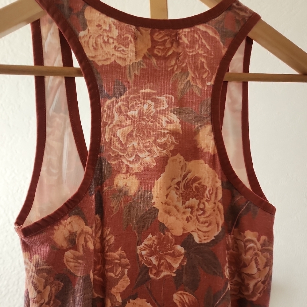 Joyfolie Floral Maxi Dress - Brown and Cream - Picture 5 of 6